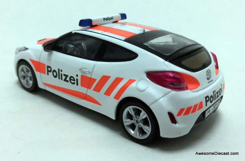 Premium X 1:43 2012 Hyundai Veloster: Zurich, Swiss Police Force