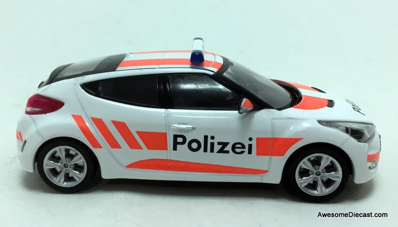 Premium X 1:43 2012 Hyundai Veloster: Zurich, Swiss Police Force