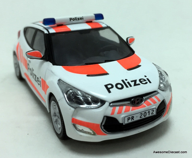 Premium X 1:43 2012 Hyundai Veloster: Zurich, Swiss Police Force