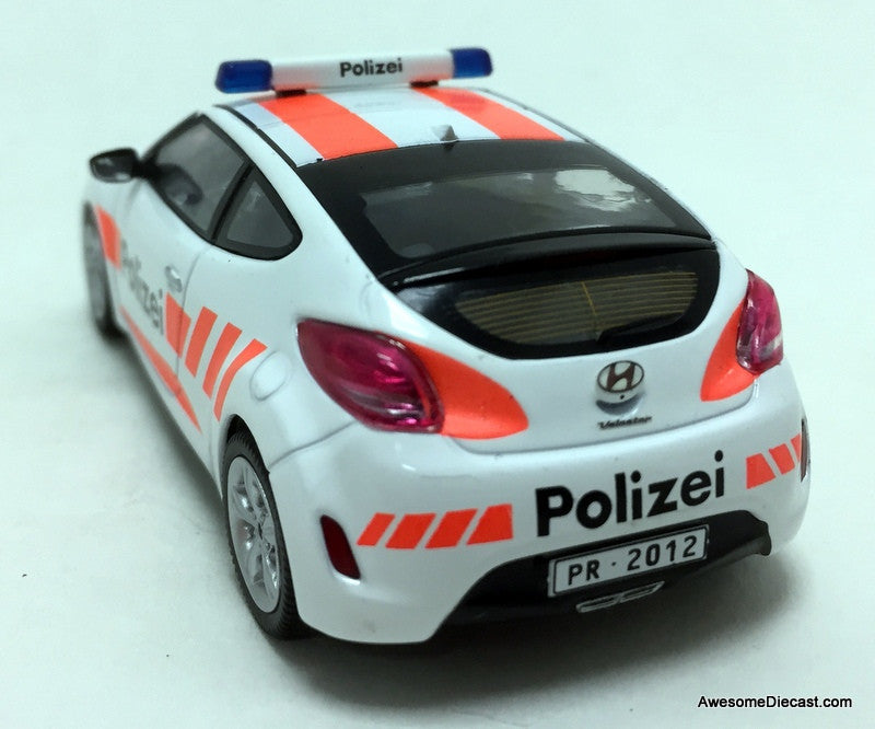 Premium X 1:43 2012 Hyundai Veloster: Zurich, Swiss Police Force