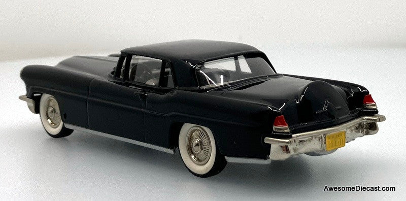 1956 Lincoln Continental, Black 1:43 White Metal Model Car by Brooklin Models