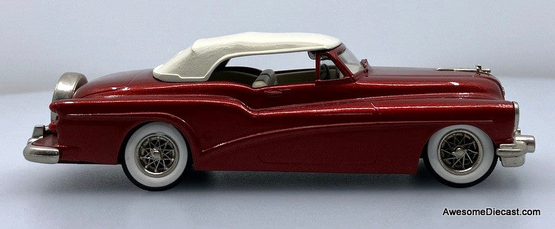 1953 Buick Skylark Convertible, Metallic Red 1:43 White Metal
