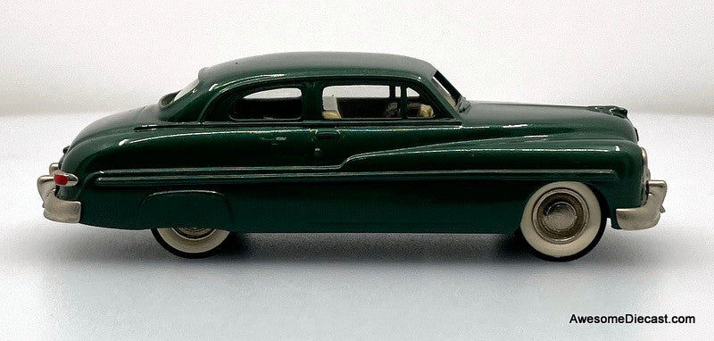 1949 Mercury Coupe, Green 1:43 White Metal Model Car by Brooklin Models