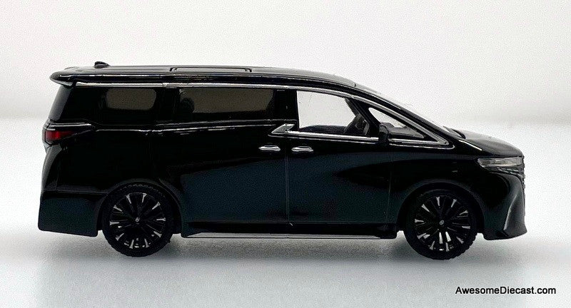 2002 Toyota Alphard People Carrier, Black 1:64 Diecast Model Car by Model 1