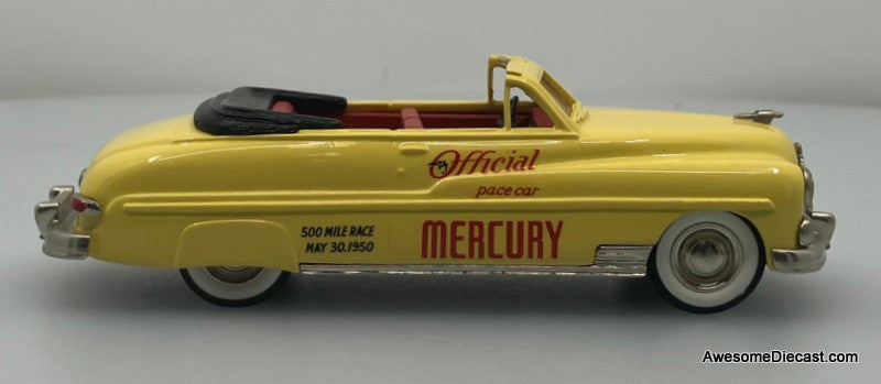 1950 Mercury Convertible Indianapolis Pace Car 1:43 White Metal Model Car by Brooklin Models
