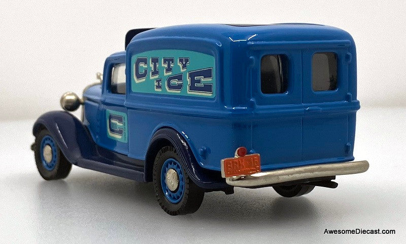 1935 Dodge Delivery Van: City Ice Delivery 1:43 White Metal Model Car by Brooklin Models