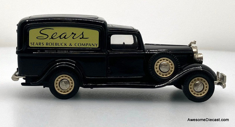 1935 Dodge Delivery Van, Black: Sears Roebuck & Company 1:43 White Metal Model Car by Brooklin Models