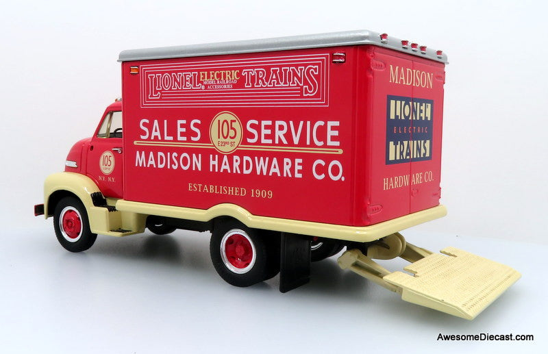 Only One! First Gear 1:34 1953 Ford C-600 Straight Truck: Lionel Electric Trains / Madison Hardware Co.