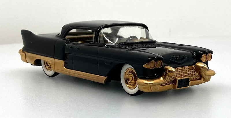 RARE!! 1957 Cadillac Eldorado, Black 1:43 White Metal Model Car by Brooklin Models