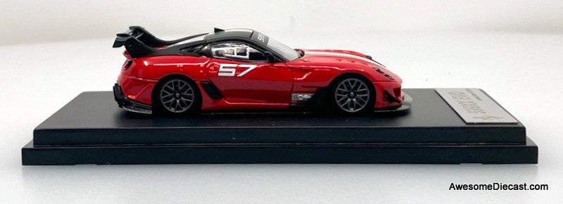 Ferrari 599XX EVO #57, Red 1:64 Diecast Model Car by LS Model