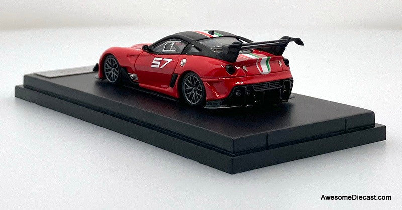 Ferrari 599XX EVO #57, Red 1:64 Diecast Model Car by LS Model