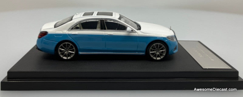 Master 1:64 Mercedes Benz S450 W222, White/Blue