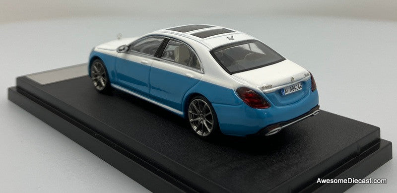 Master 1:64 Mercedes Benz S450 W222, White/Blue