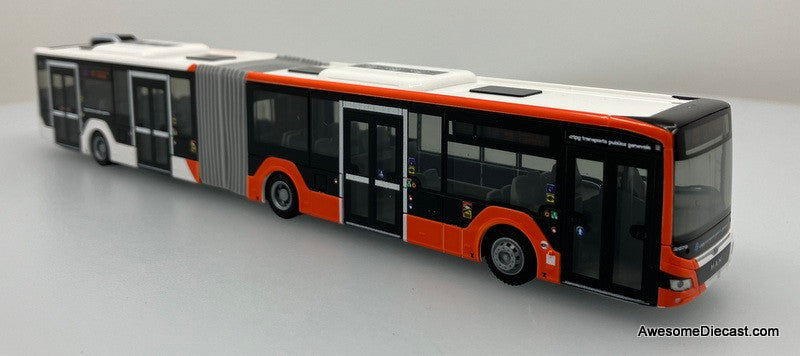 Rietze 1:87 MAN Lion S City 18  Articulated Bus: TPG Geneva