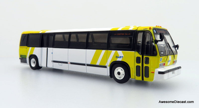 Iconic Replicas 1:87 1999 TMC RTS Transit Bus: DART Dallas