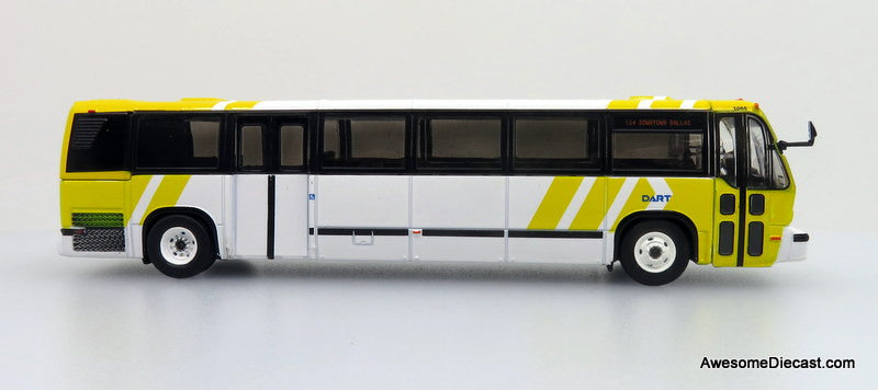 Iconic Replicas 1:87 1999 TMC RTS Transit Bus: DART Dallas
