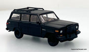 Jeep Wagoneer, Matte Black 1:64 Diecast Model Car by 596 Model