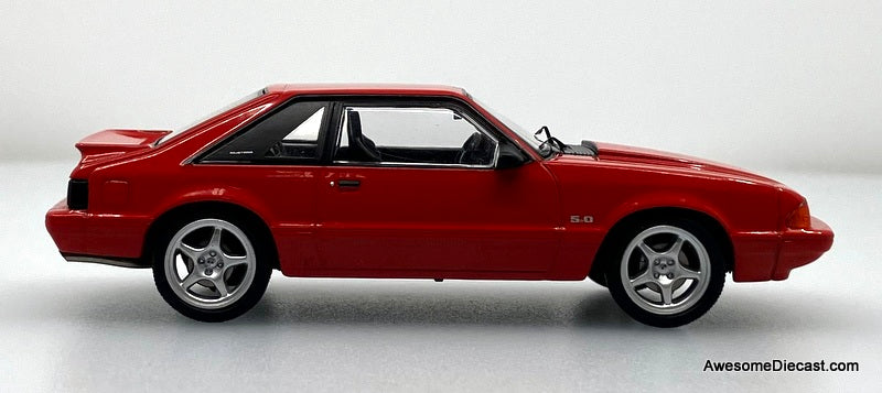 1992 Ford Mustang LX 5.0 Coupe, Red 1:43 Diecast Model Car by IXO