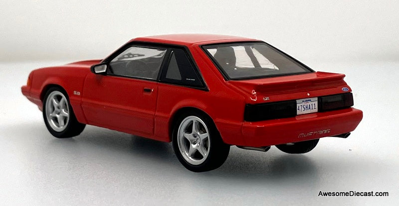 1992 Ford Mustang LX 5.0 Coupe, Red 1:43 Diecast Model Car by IXO