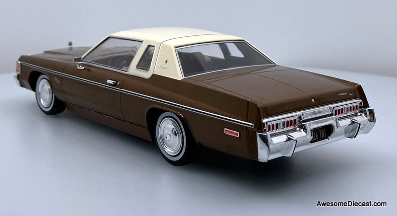 Dodge Royal Monaco, Metallic Brown 1:24 Diecast Model Car by White Box