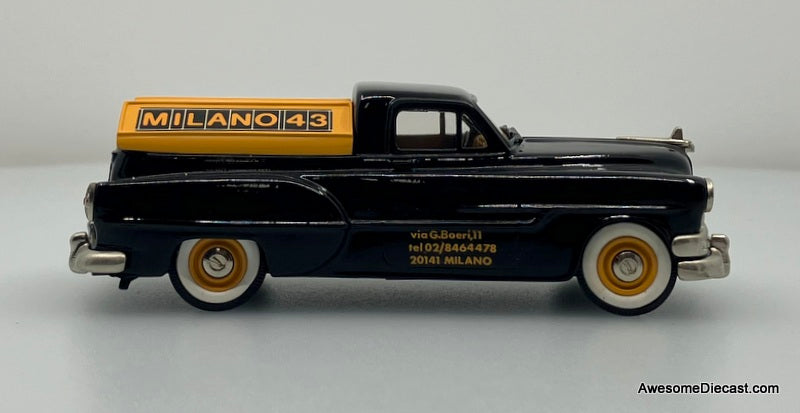 1953 Pontiac Pick-Up, Black: "Milano 43" 1:43 White Metal Model Car by Brooklin Models