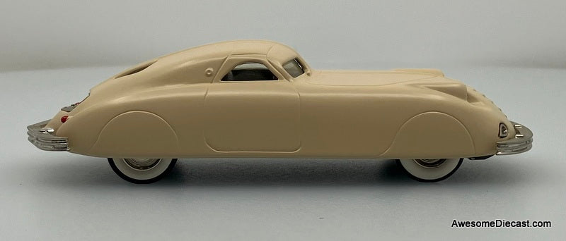 1938 Phantom Corsair Coupe (Sales Brochure Model) Beige 1:43 White Metal Model Car by Brooklin Models