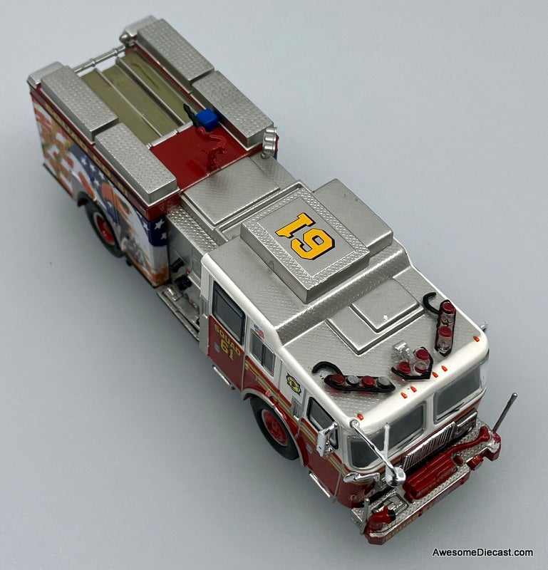 2013 Seagrave Attacker Fire Truck: FDNY, Squad 61, Bronx 1:87 ABS
