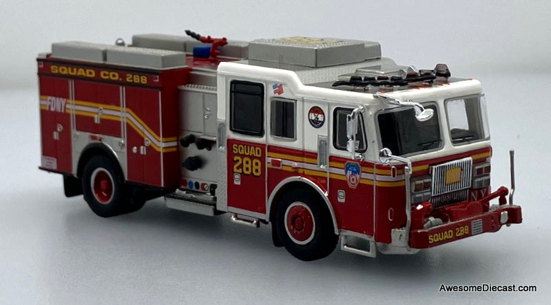 2013 Seagrave Attacker Fire Truck FDNY, Squad 288 1:87 ABS Plastic Model Fire Truck by PCX87