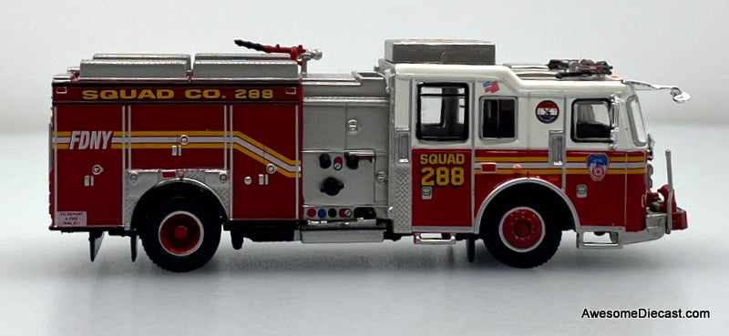 2013 Seagrave Attacker Fire Truck FDNY, Squad 288 1:87 ABS Plastic Model Fire Truck by PCX87