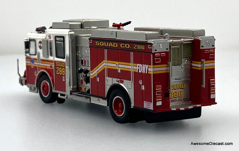 2013 Seagrave Attacker Fire Truck FDNY, Squad 288 1:87 ABS Plastic Model Fire Truck by PCX87