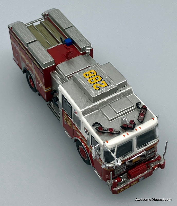 2013 Seagrave Attacker Fire Truck FDNY, Squad 288 1:87 ABS Plastic Model Fire Truck by PCX87