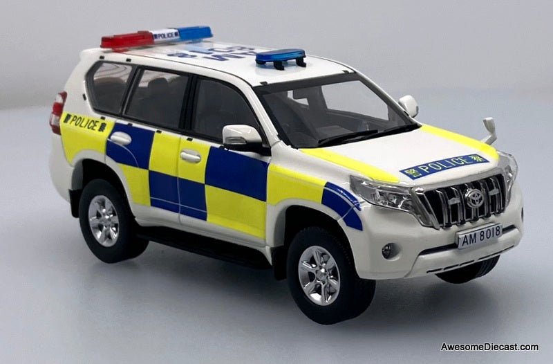 2015 Toyota Land Cruiser Prado: HK Traffic New Territories South Region 1:43 Diecast Model Car by Sun Star