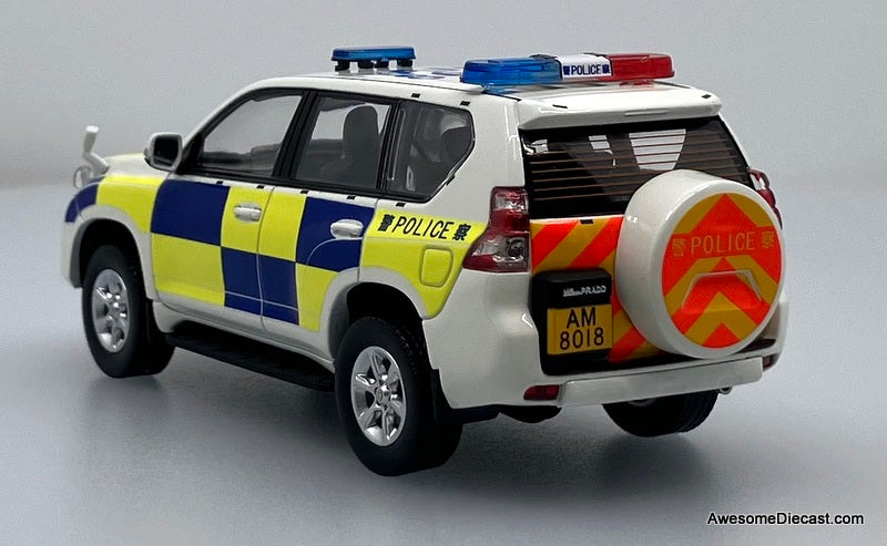 2015 Toyota Land Cruiser Prado: HK Traffic New Territories South Region 1:43 Diecast Model Car by Sun Star