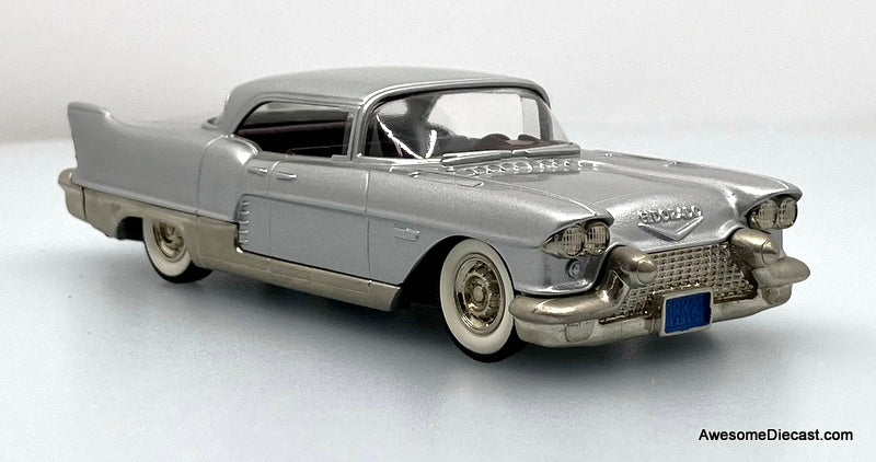1957 Cadillac Eldorado Brougham 1:43 White Metal Model Car by The Brooklin Collection