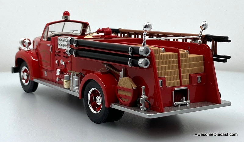 1960 Mack B-61 Fire Truck (Open Cab) Mahopac Falls Fire Department 1:34 Diecast Model Fire Truck by First Gear