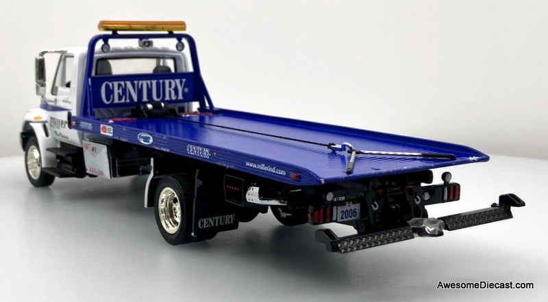 International 4400 w/Vulcan Slide Back: Miller Industries 1:34 Diecast Model Truck by First Gear