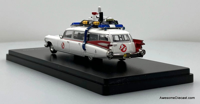 1959 Cadillac Ambulance (Ghostbusters Ecto-1) 1:64 Diecast Model Ambulance by Yungshing