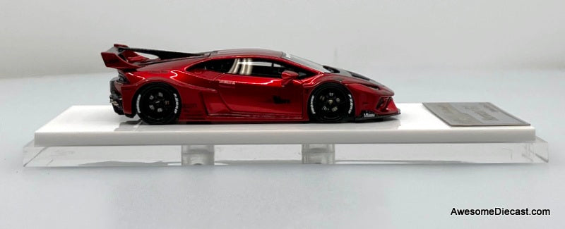 Lamborghini Huracan GT, Metallic Red 1:64 Diecast Model Car by Flame