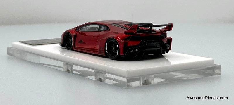 Lamborghini Huracan GT, Metallic Red 1:64 Diecast Model Car by Flame
