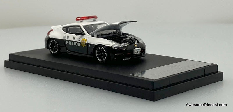 Nissan Fairlady 370Z Nizmo, Tokyo Metropolitan Police 1:64 Diecast Model Car by Fuji