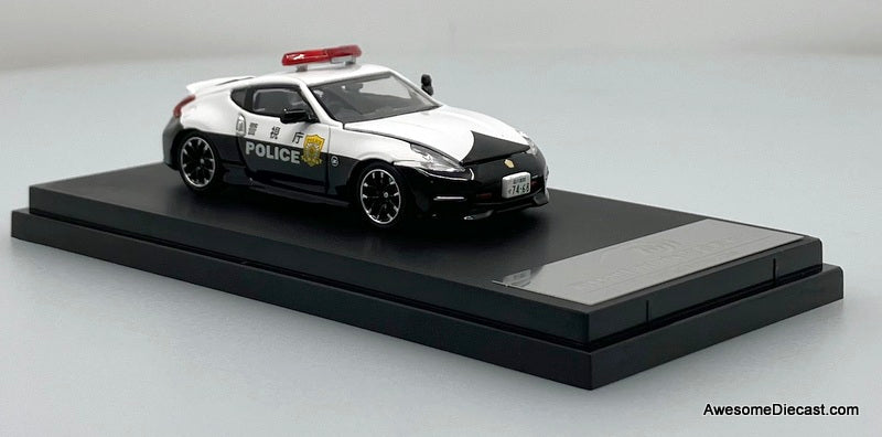 Nissan Fairlady 370Z Nizmo, Tokyo Metropolitan Police 1:64 Diecast Model Car by Fuji
