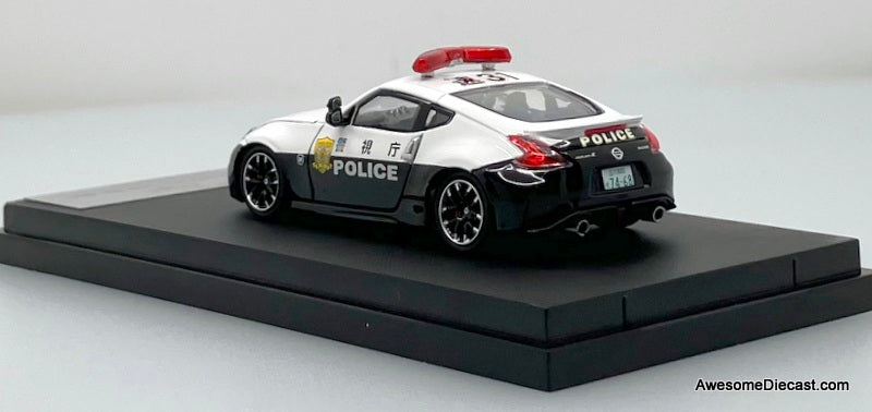 Nissan Fairlady 370Z Nizmo, Tokyo Metropolitan Police 1:64 Diecast Model Car by Fuji
