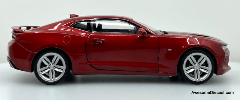 2016 Chevrolet Camaro SS, Garnet Red 1:18 Diecast Model Car by Auto World