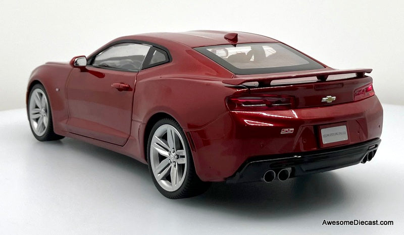 2016 Chevrolet Camaro SS, Garnet Red 1:18 Diecast Model Car by Auto World