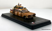 1959 Cadillac Ambulance (Ghostbusters Ecto-1), Dirty Version 1:64 Diecast Model Ambulance by Yungshing