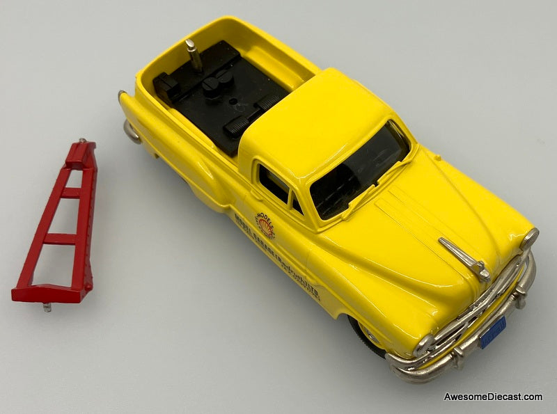 1953 Pontiac Pick-Up, Yellow Model Garage (Redruth) 1:43 White Metal Model Truck by Brooklin Models
