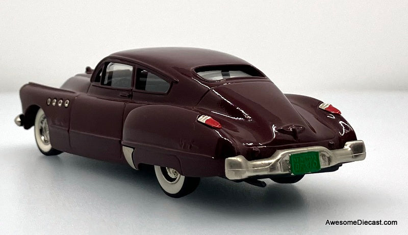 1949 Buick Roadmaster, Maroon, 1:43 White Metal Model Truck by Brooklin Models