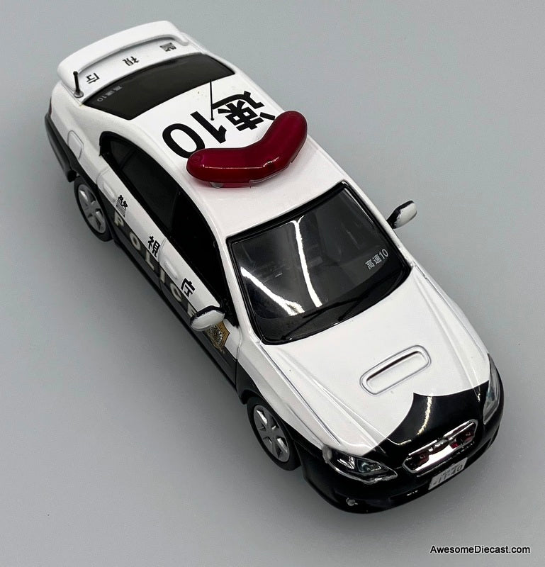 2007 Subaru Legacy B4 2.0 GT #10 Tokyo Police Patrol Car 1:43 Diecast Model Car by Rai's