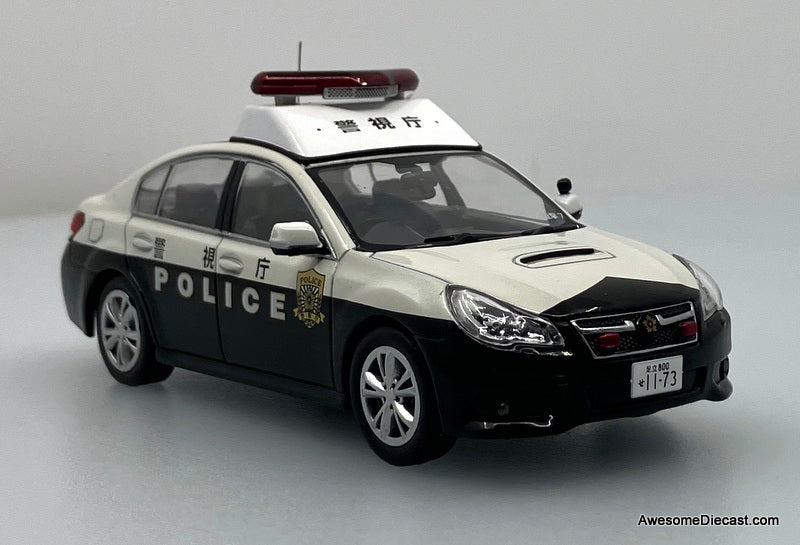 2014 Subaru Legacy B4 2.5 GT #7 Tokyo Police Patrol Car 1:43 Diecast Model Car by Rai's