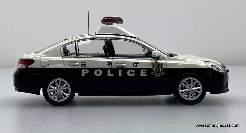 2014 Subaru Legacy B4 2.5 GT #7 Tokyo Police Patrol Car 1:43 Diecast Model Car by Rai's